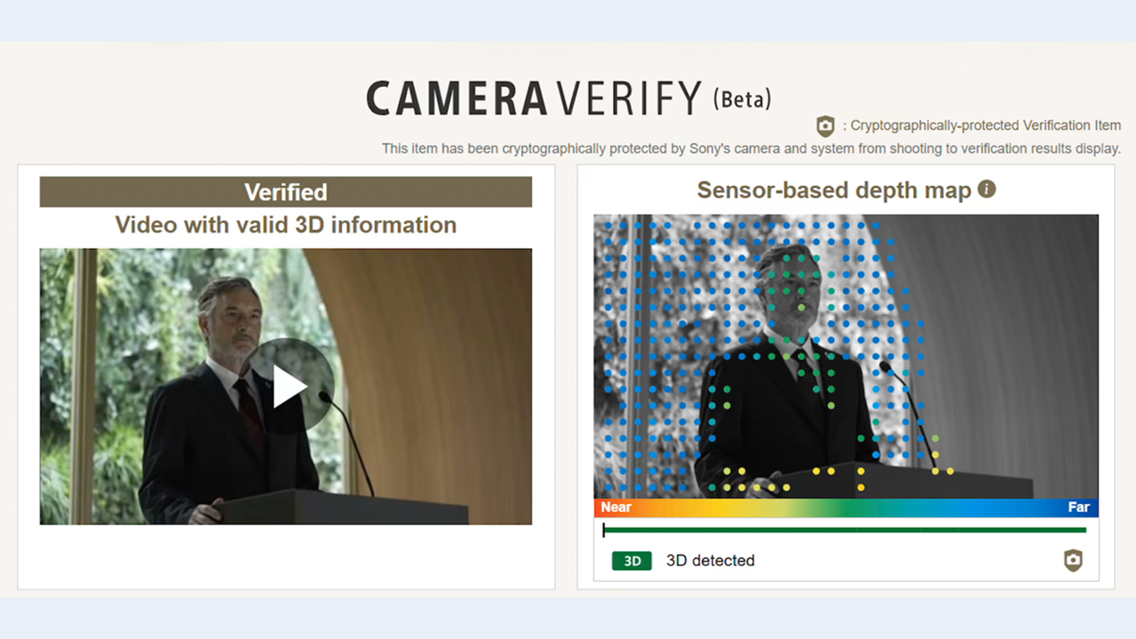 Key Components of Sony’s Camera Authenticity Solution Now Support Video