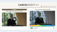 Sony Camera Verify solution