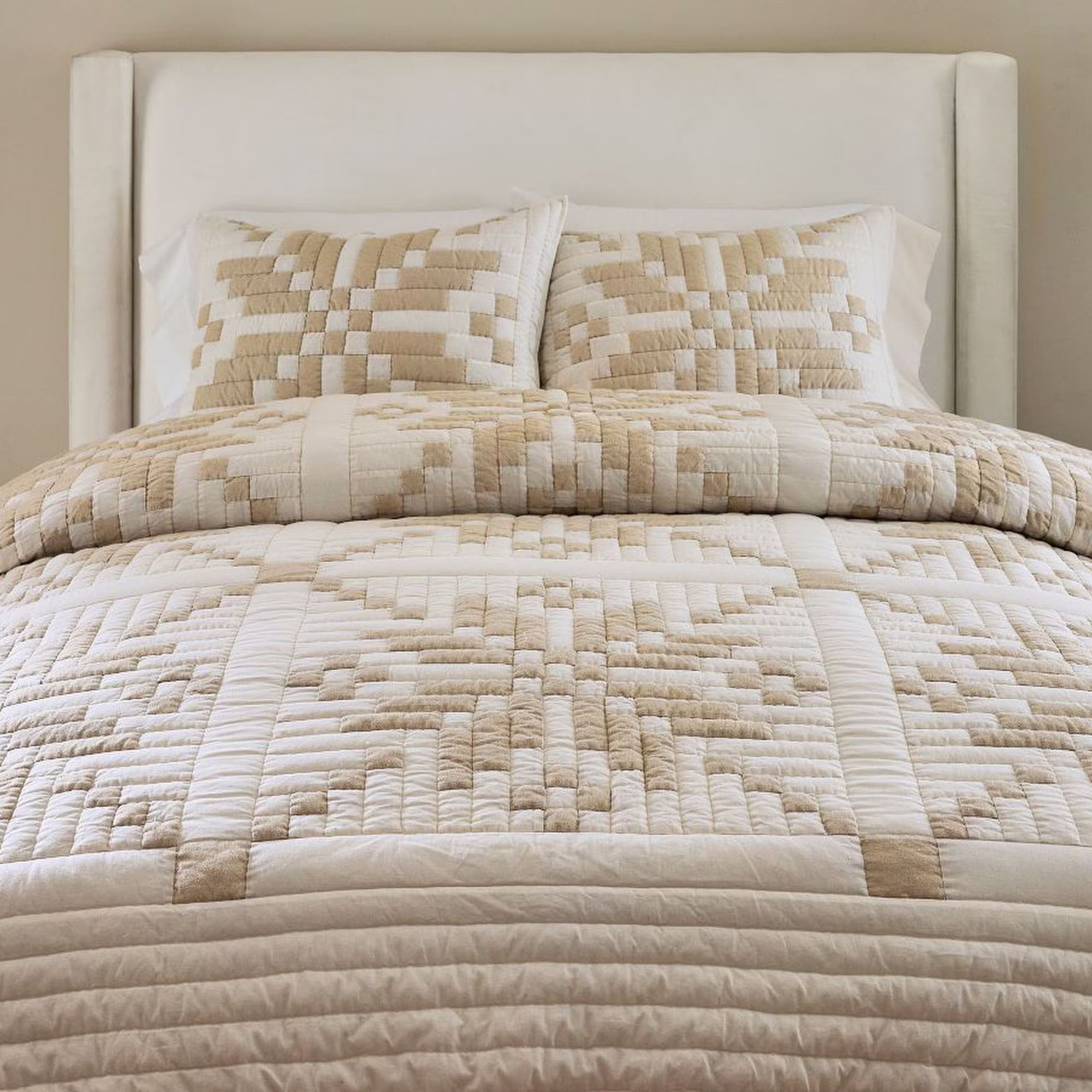 Pottery Barn Shimmer Snowflake Bedspread