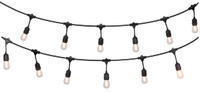 Harbor Breeze 48-ft Plug-in Black Outdoor String Light