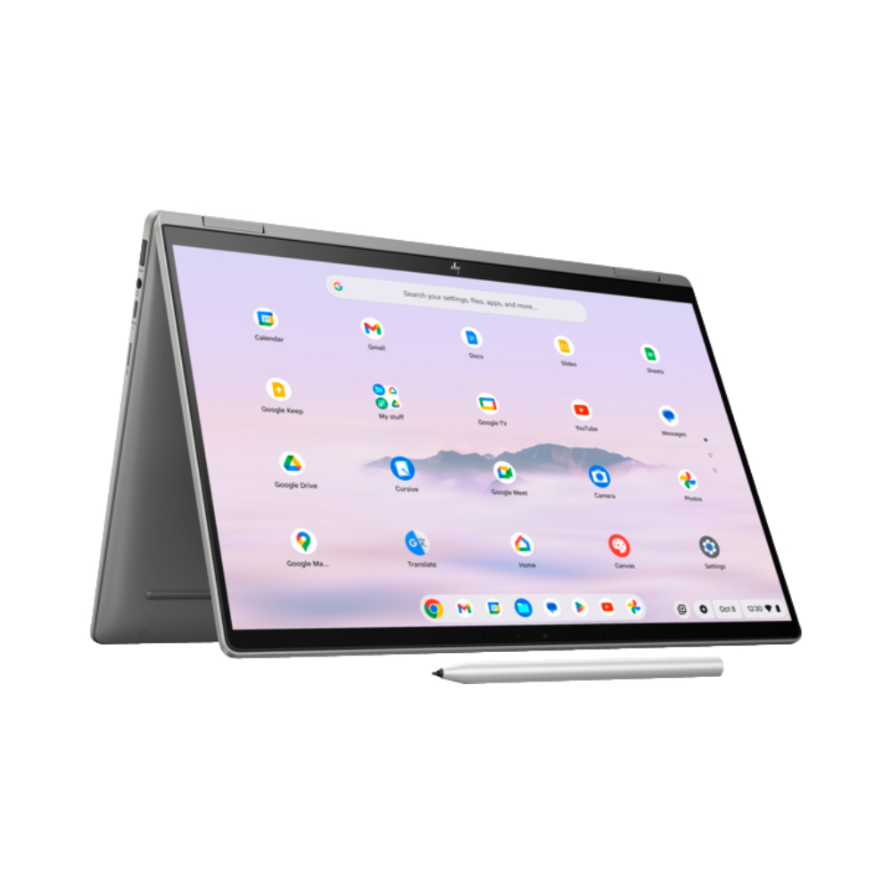 HP Chromebook Plus x360 14 square render