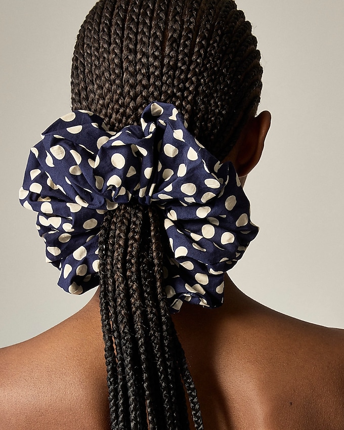 Oversized Printed Scrunchie