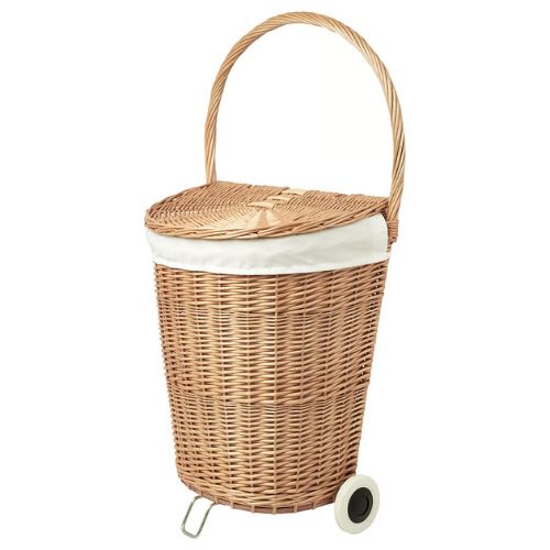 IKEA, TOLKNING Laundry Basket on Wheels