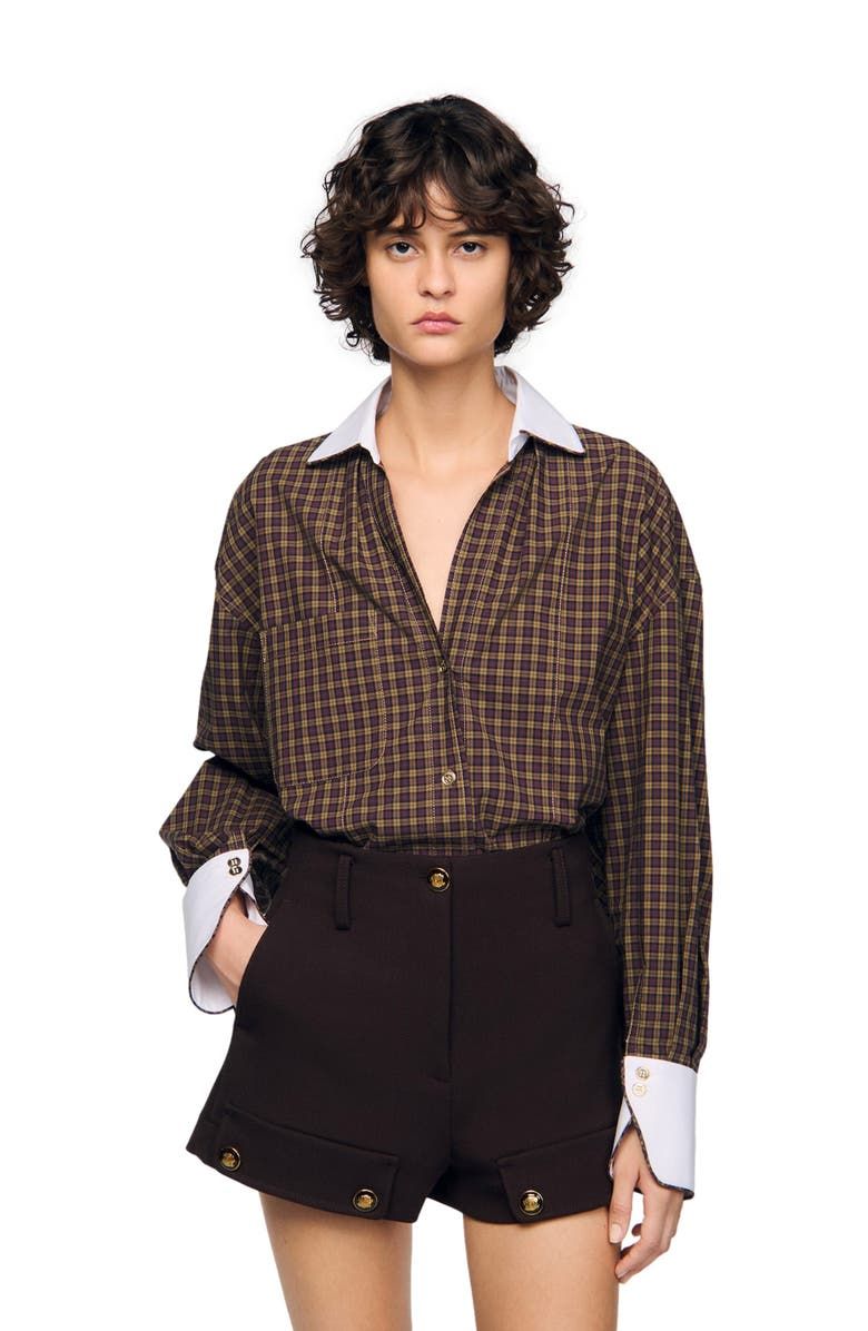 Two-Tone Check Shirt