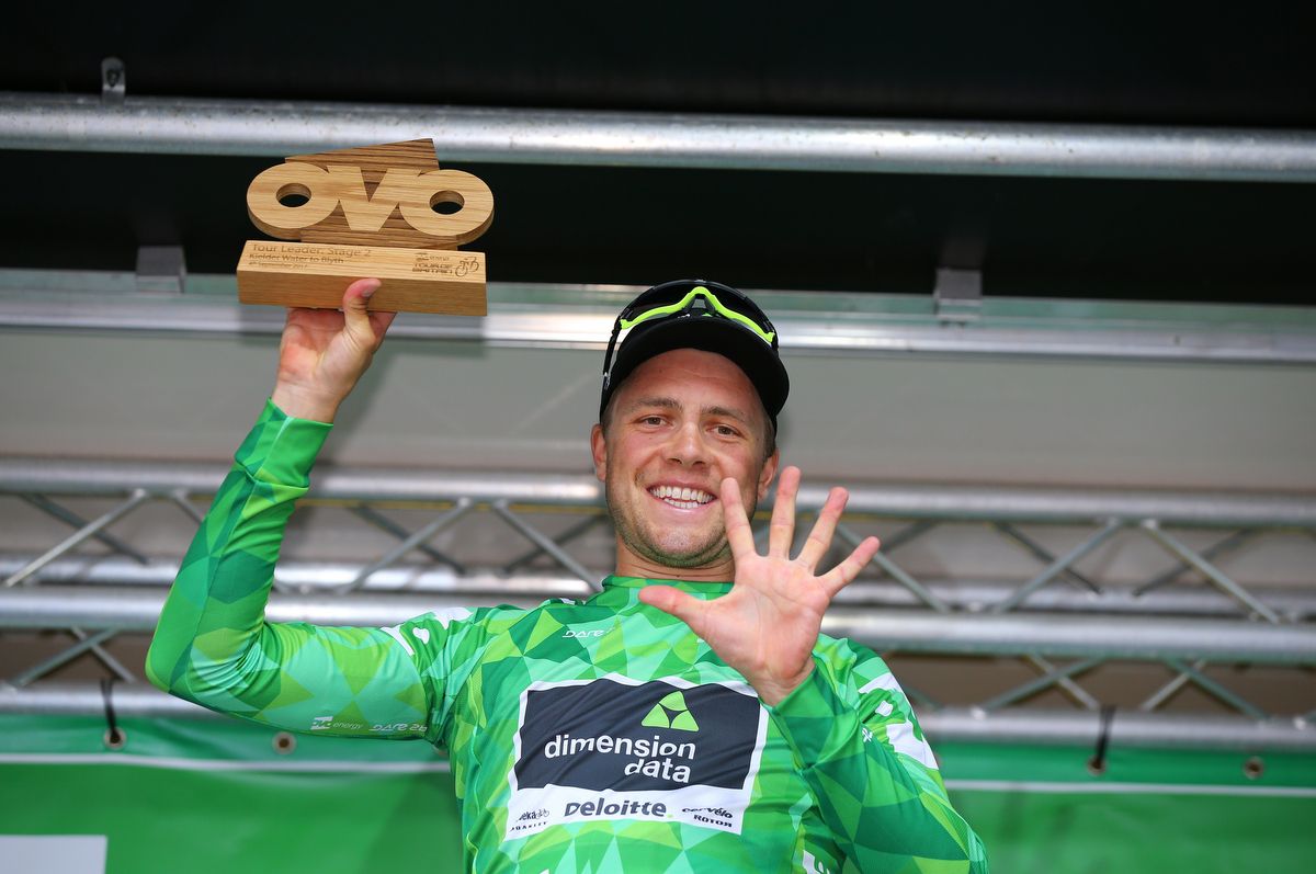 Edvald Boasson Hagen was also awarded the leader's jersey