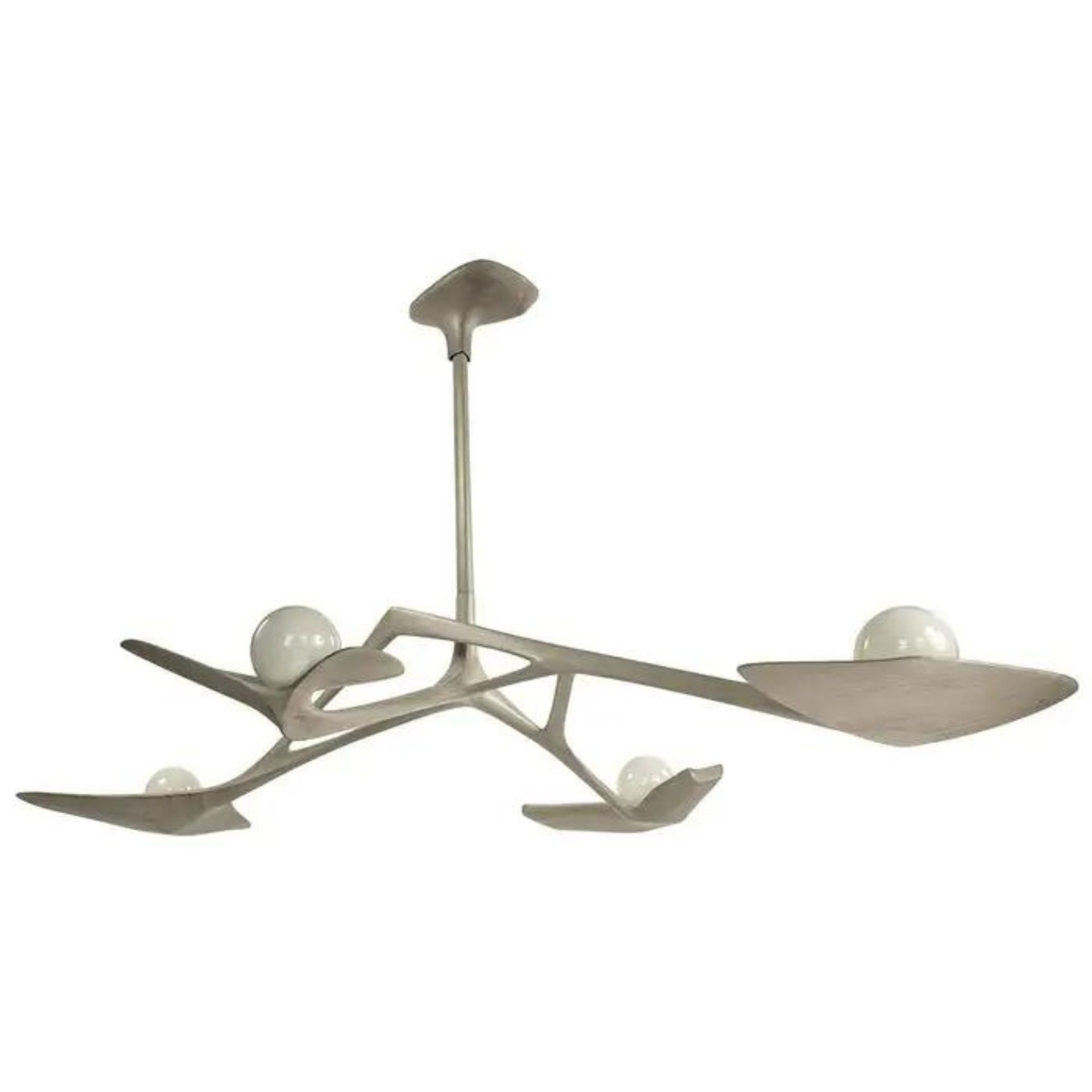 pearl chandlier on white background