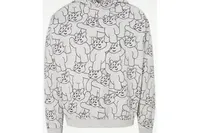 5. Children In Need Pudsey Grey Graphic Hoodie - view at ASDA.