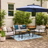 Style Selections Cave Hill 4-Piece Patio Conversation Set Style Selections Cave Hill 4-Piece Patio Conversation Set