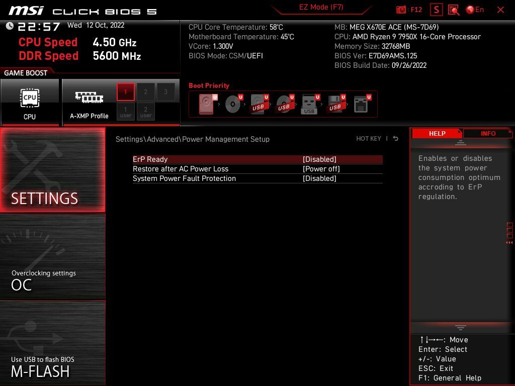 MSI MEG X670E Ace