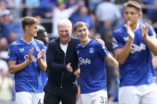 Everton boss David Moyes is enjoying life on Merseyside at present
