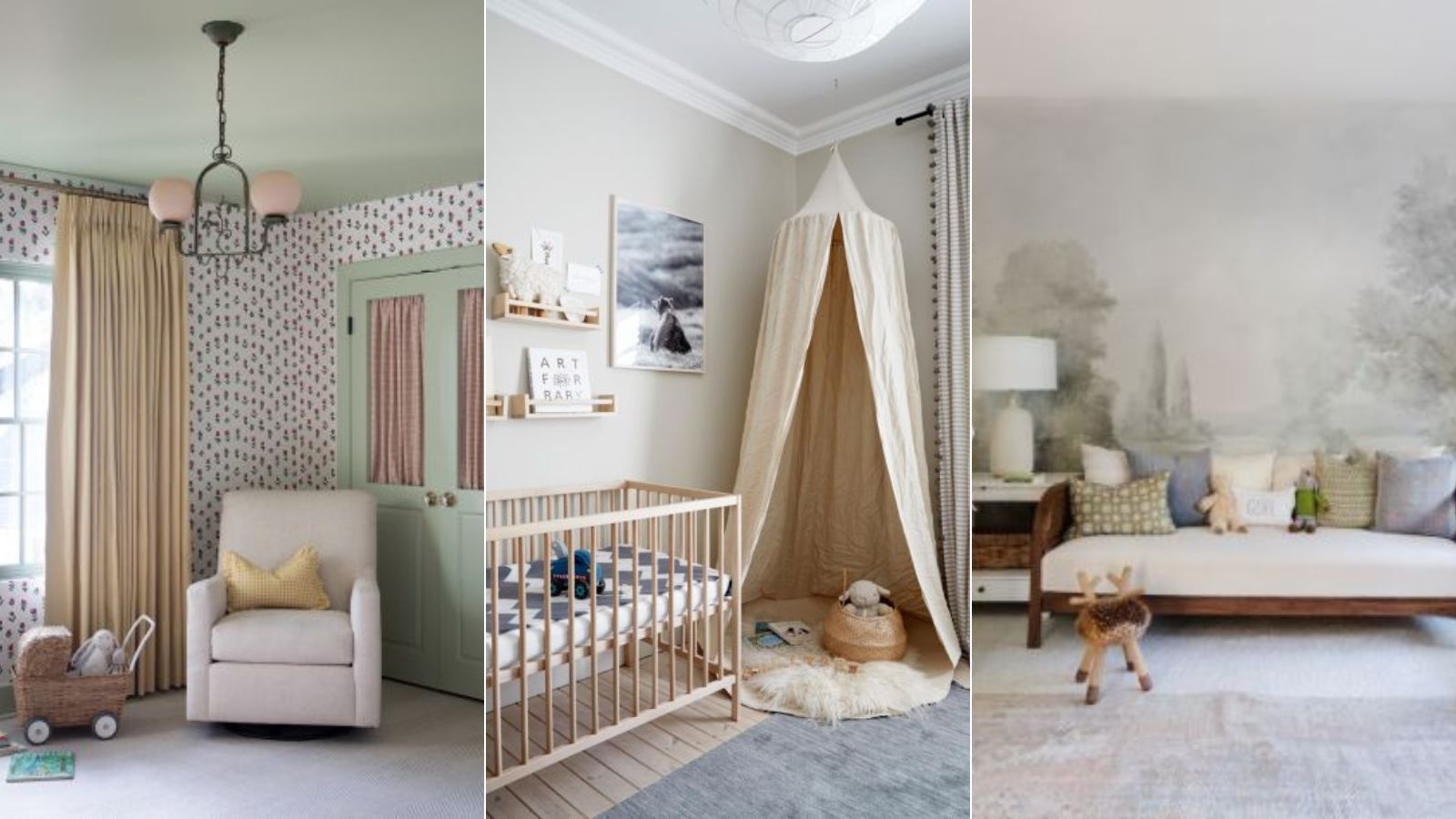 Nursery color schemes – 8 spaces to soothe your baby to sleep