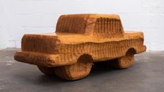 R & Company Truthsayers – Nik Gelormino. Flat Car (no. 2). Sculpture. 2023. Fir wood.