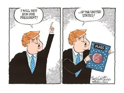 Trump's stellar aspirations