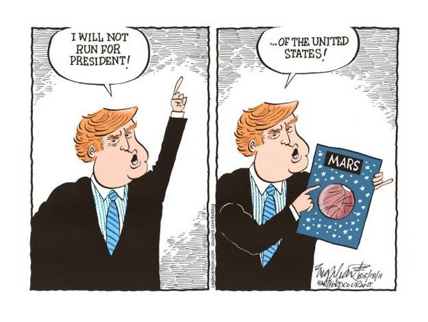 Trump&amp;#039;s stellar aspirations