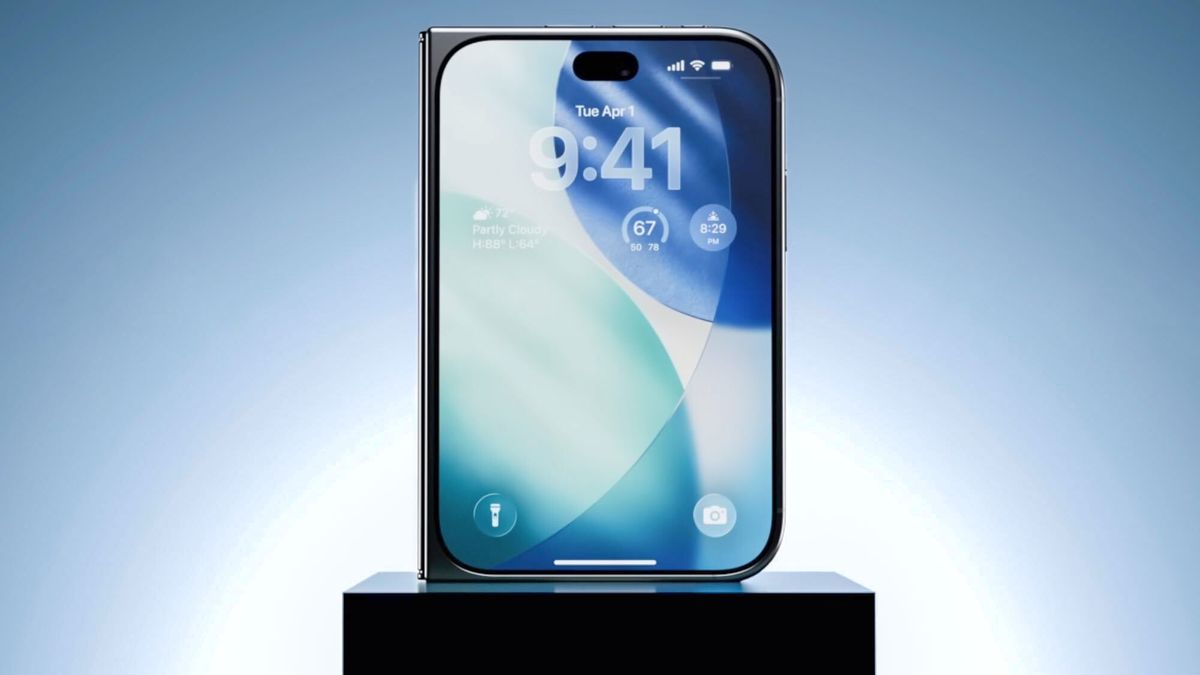 iPhone Ultra shown from the front screen