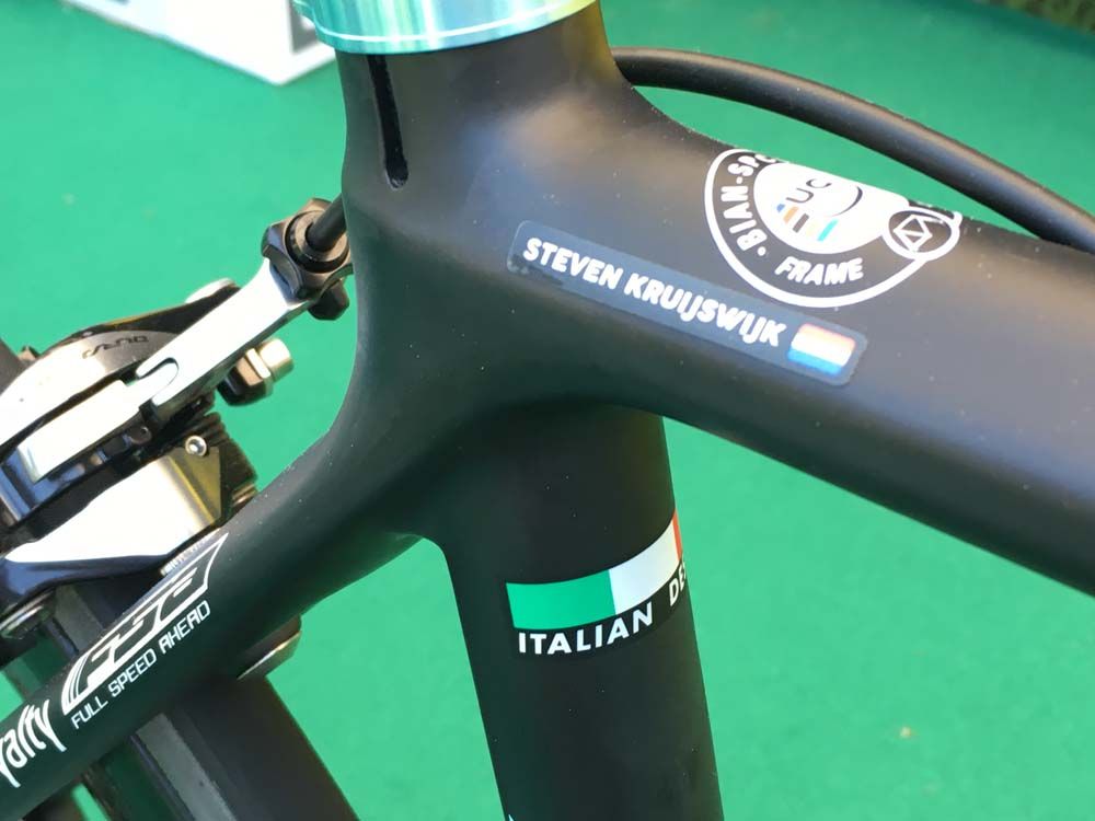 No confusing who this bike belongs to