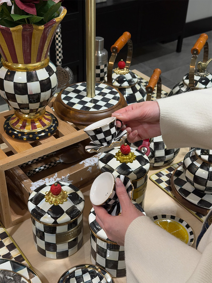 Maggie McCormack shopping at Bloomingdale's