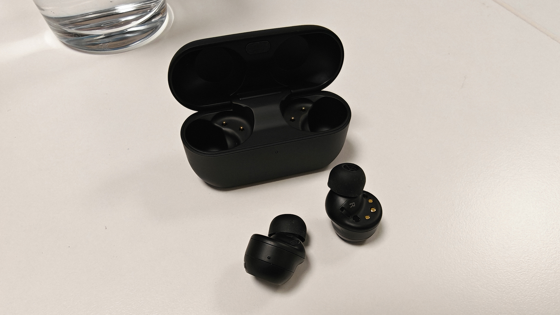 The Technics AZ100s earphones. 