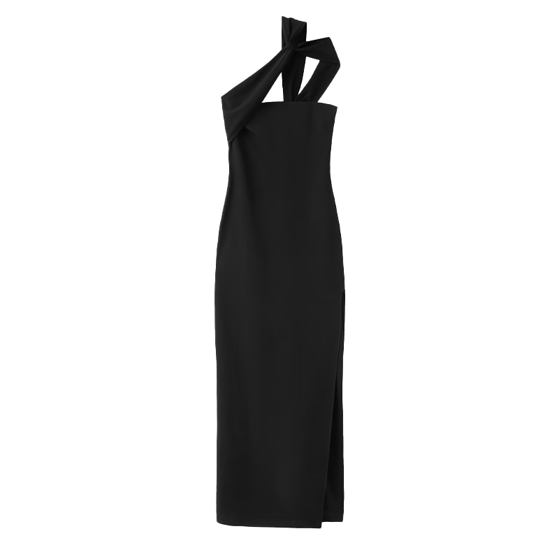 Mango black dress