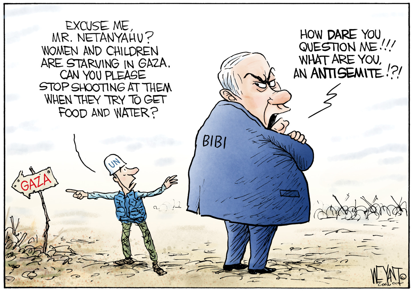 Political cartoon