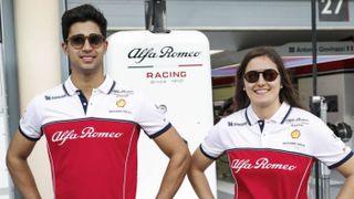 Juan Manuel Correa and Tatiana Calderon will test for Alfa Romeo