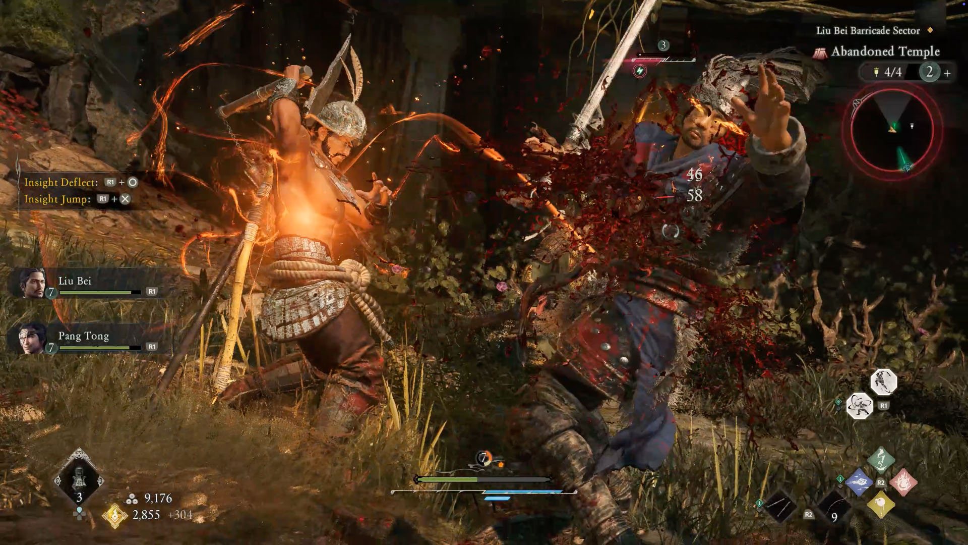 Using a flail to finish off an enemy in Wo Long 2: Wings of Ember