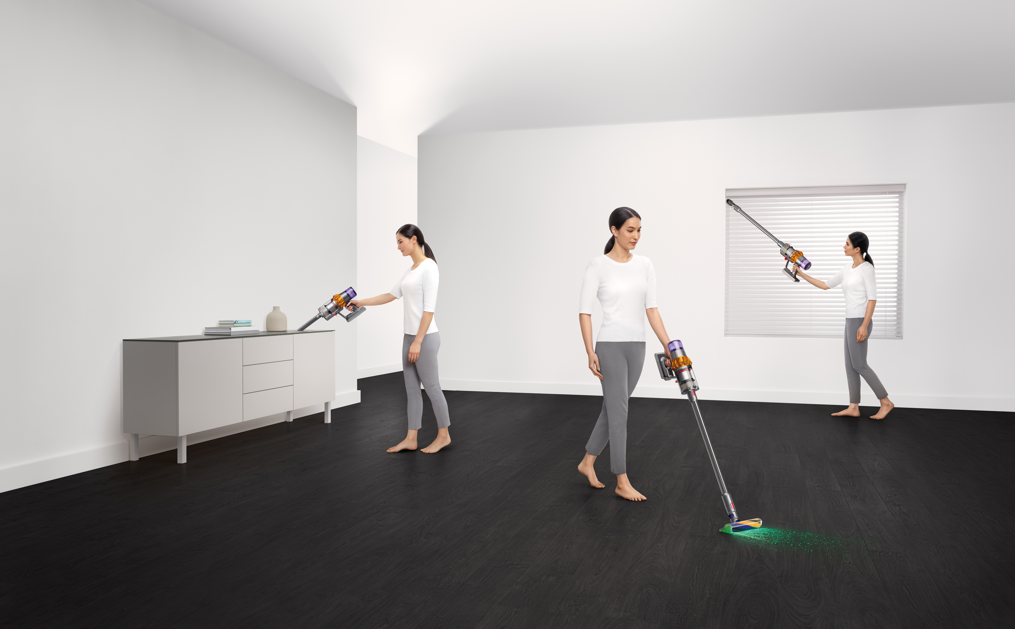 The Dyson V15 Detect's laser proved my apartment was never really