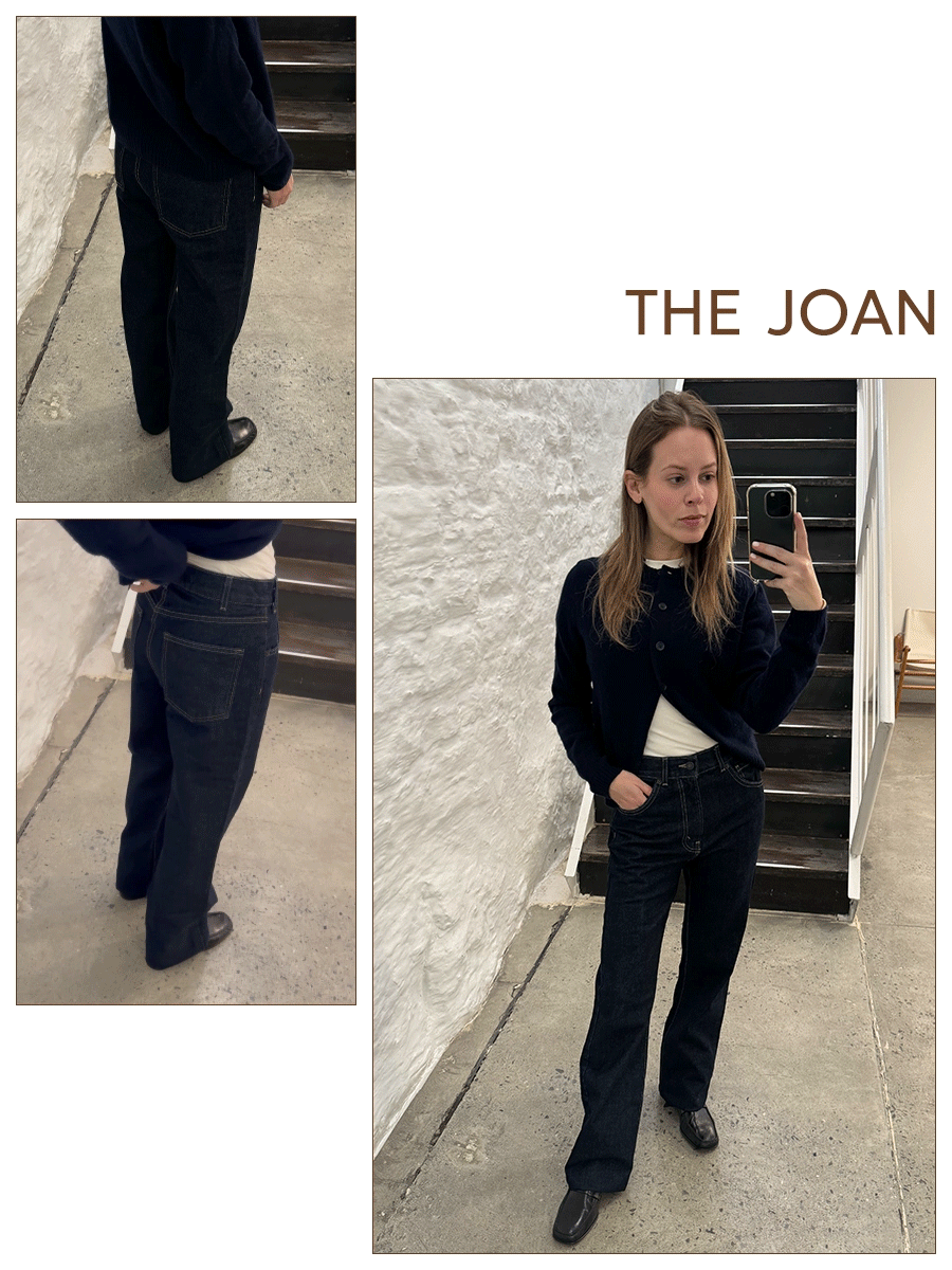 Nikki tries on nili lotan jeans in the brand's tribeca nyc store