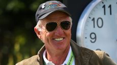 Greg Norman during the third day of the inaugural LIV Golf Invitational Series Tournament