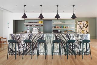 Bar at Inhabit hotel – Inhabit Queen’s Gardens sustainable hotel design