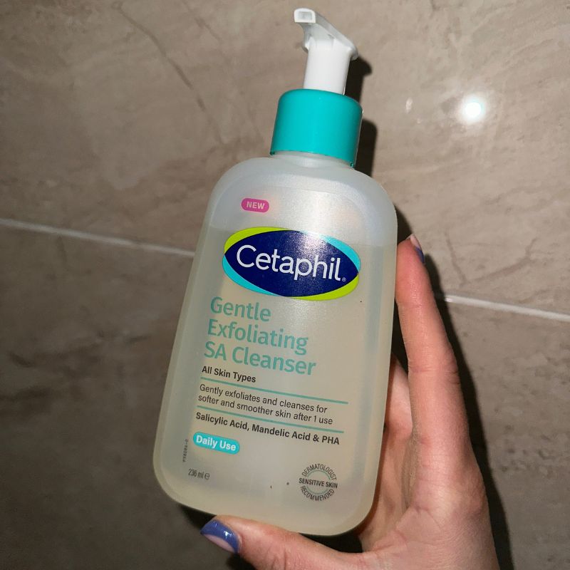 A photo of the Cetaphil Gentle Exfoliating Salicylic Cleanser