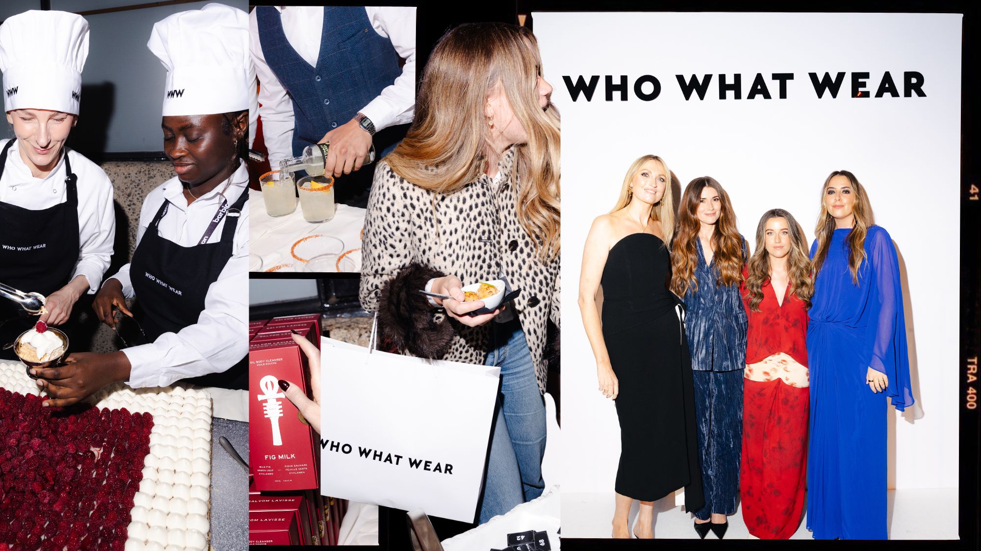 A collage of images from the Who What Wear UK Next in Beauty awards