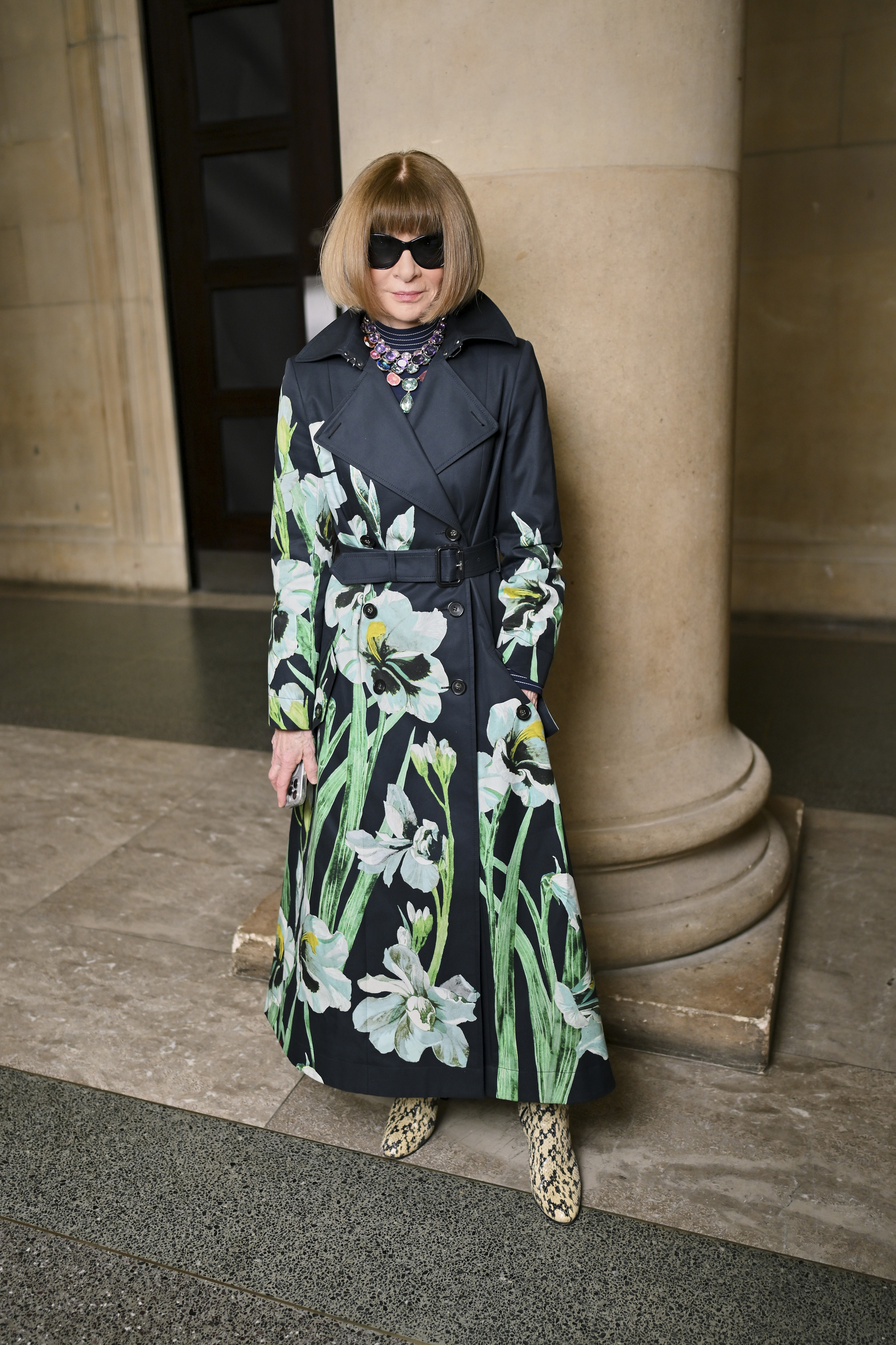 Anna Wintour attends the fall 2026 shows in Milan and London