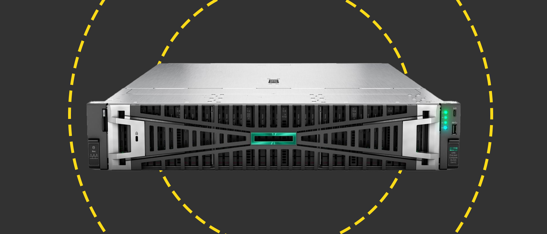 The HPE ProLiant Compute DL345 Gen12 on the ITPro background