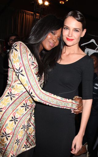 Katie Holmes & Naomi Campbell Front Row At New York Fashion Week AW15