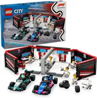 Lego City F1 Garage & Mercedes-AMG & Alpine Cars