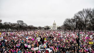 Crowd, People, Pink, Spring, Event, Flower, Public event, Plant, Audience, Tree,