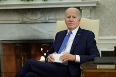 Biden in the Oval Office at the White House Nov. 02, 2023
