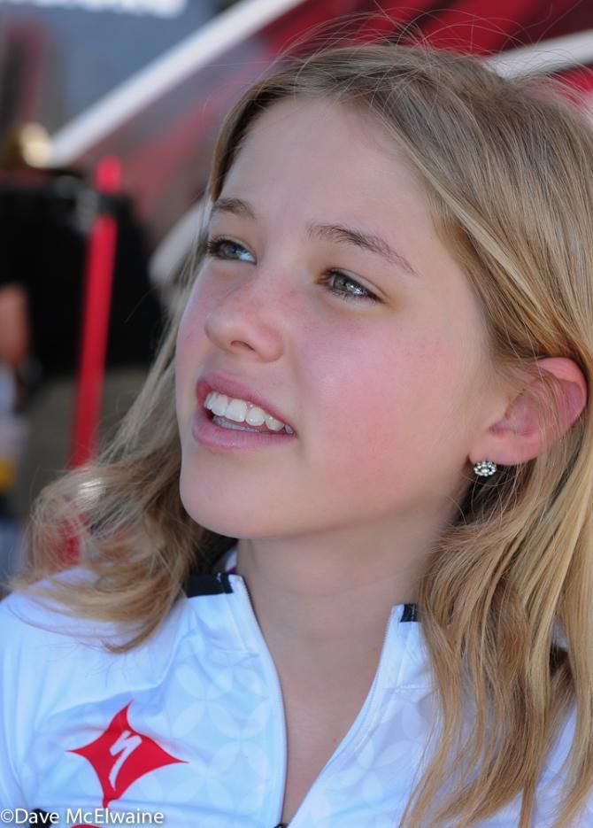 A junior who would be racing with Rebecca Rusch