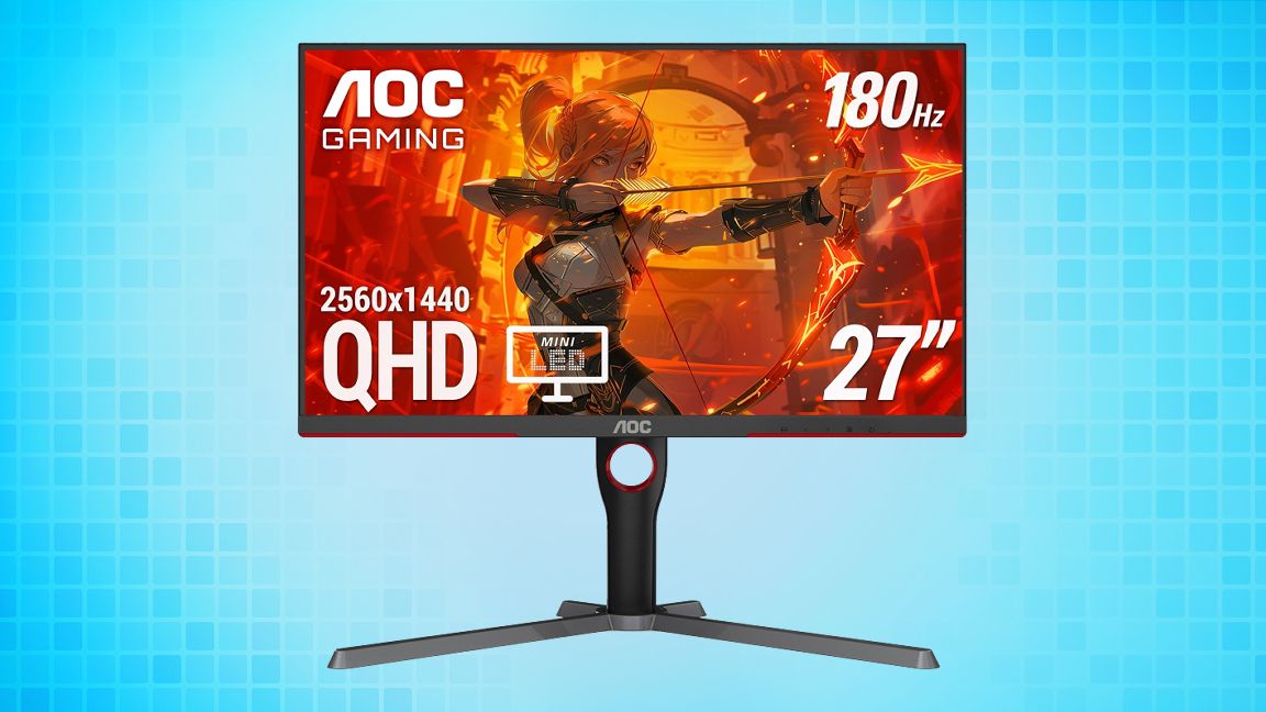 You can buy this AOC 27-inch Mini-LED 2K gaming monitor for just $249 at Amazon