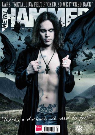 The cover of Metal Hammer issue 243 featuring HIM’s Ville Valo