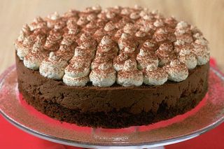 Chocolate tiramisu cake
