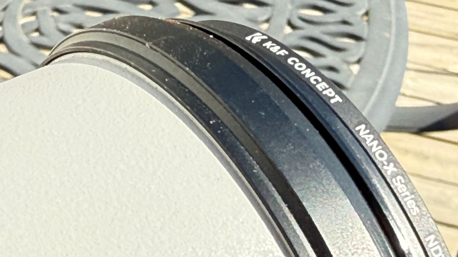 K&amp;amp;F Concept ND1000000 filter: No other filters should be attached to a lens when using this filter.