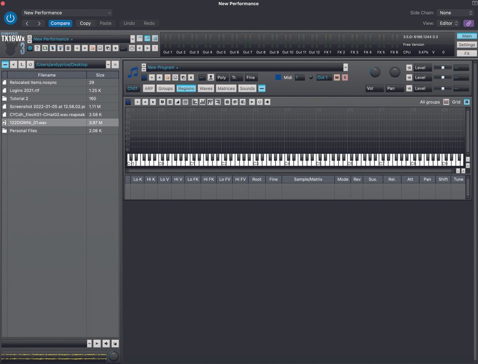 Take your first steps into sampling with the free TX16Wx sampler ...