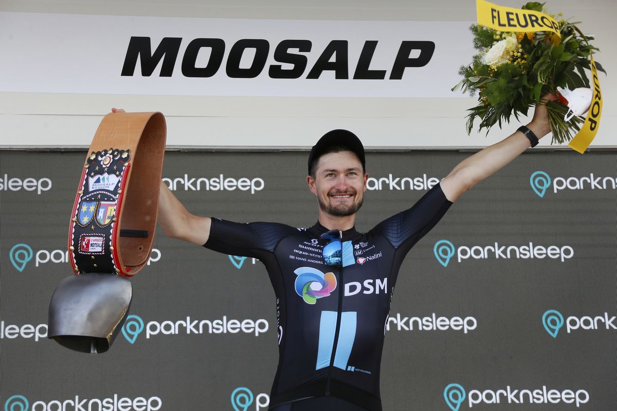 Tour de Suisse 2022 - 85th Edition - 6th stage Locarno - Moosalp 177.5 km - 17/06/2022 - Nico Denz (GER - Team DSM) - photo Heinz Zwicky/SprintCyclingAgency&Acirc;&copy;2022
