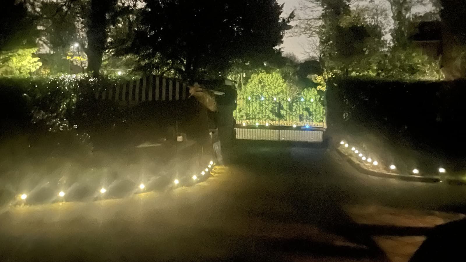 I transformed my driveway with solar lights for under 35