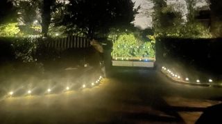 These solar lights illuminated my driveway, and they cost less than £35