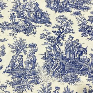 Toile French Upholstery Fabric