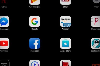 Google, Amazon, Facebook and Apple logos