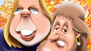 Rick Wakeman and Jon Anderson illustration